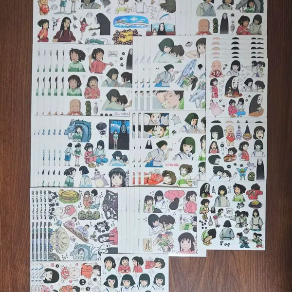 [BUNJANG] Spirited Away Ghibli Anime Stickers - Die-cut Stickers / 센과 치히로의 행방불명 지브리 애니 인믹 인스 다꾸 스티커 띵 처분