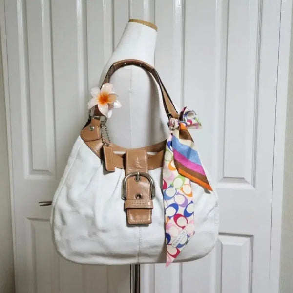 [BUNJANG] Coach Soho Lynn Leather Hobo Bag / 상태굿) 코치 소호 린 레더 호보백