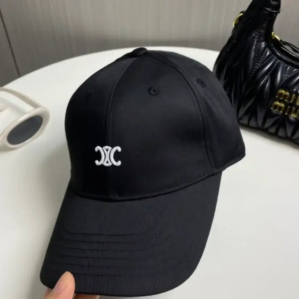 [BUNJANG] Celine Black Mini Logo Basic Ball Cap / 셀린느 볼캡 택배 포함