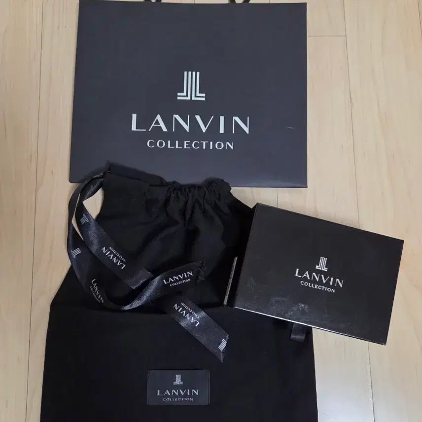 [BUNJANG] Lanvin Jewelry Brooch Box Dust Bag Shopping Bag Set / 랑방 쥬얼리브로치박스 쇼핑백더스트