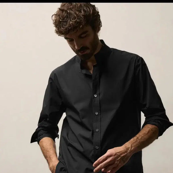 [BUNJANG] James Perse Poplin Collarless Shirt / james perse shirts 제임스펄스 포플린 칼라리스 셔츠