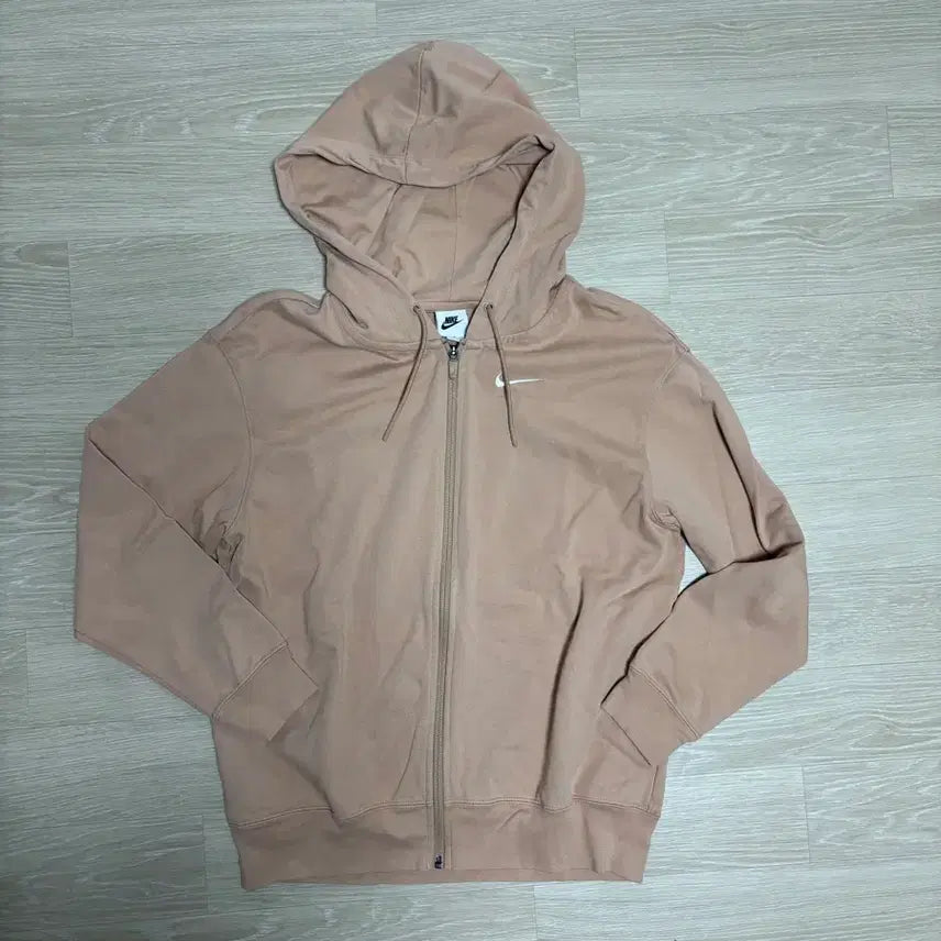[BUNJANG] Nike Hooded Zip-Up Sweatshirt Beige S / S 사이즈) 나이키 후드집업 베이지