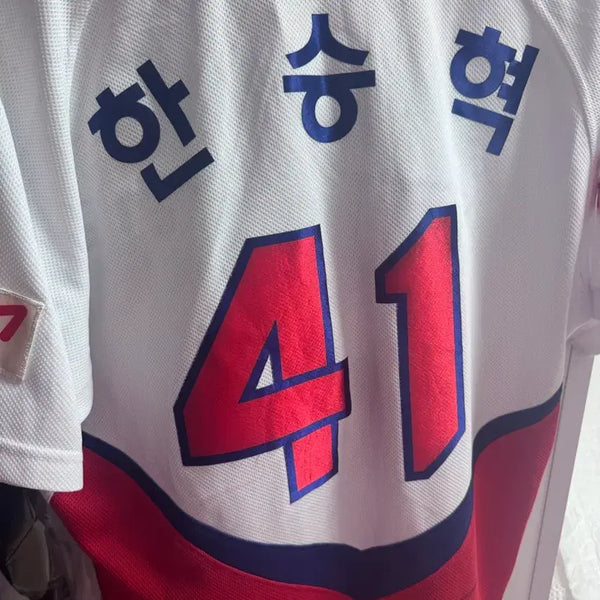 [BUNJANG] KIA Tigers 2017 Authentic Han Seung-hyuk Baseball Jersey / KIA 2017 어센틱 유니폼
