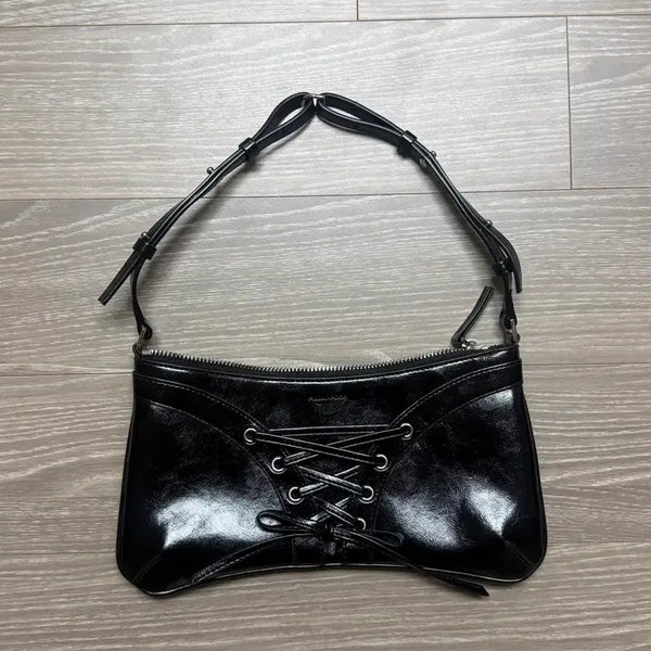 [BUNJANG] Find Kapoor Lace-Up Mini Shoulder Bag / 파인드카푸어 미니 숄더백