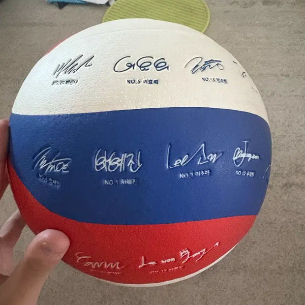 [BUNJANG] Kimcheon Hi-Pass Volleyball Club Autographed Volleyball / 배구공 싸인볼 (김천 하이패스 배구단)2015,2016
