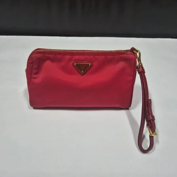 [BUNJANG] Prada Nylon Pouch Red / 프라다 파우치 레드