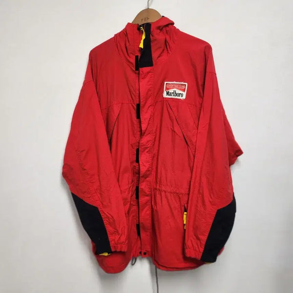 [BUNJANG] Marlboro Old School Windbreaker Jumper / [XL] 말보로 올드스쿨 바람막이 점퍼 (F112)