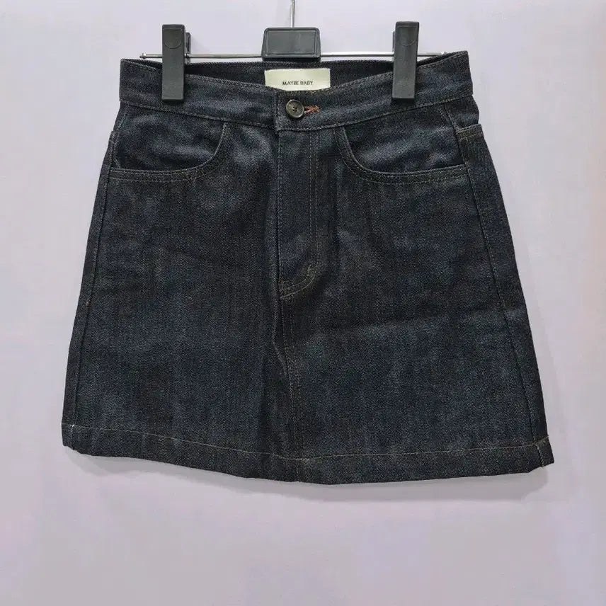 [BUNJANG] Maybe Baby Denim Mini Skirt Indigo / 메이비 베이비 데님 스커트