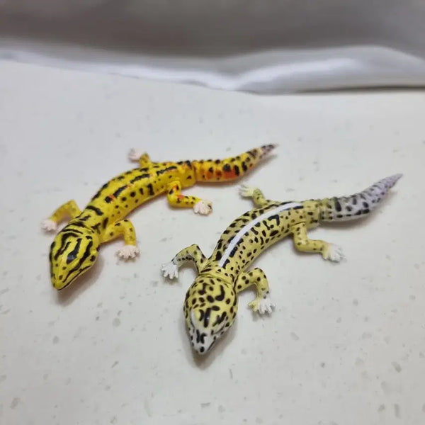[BUNJANG] Kaiyodo Choco Egg Leopard Gecko Figure Set (2 Types) / 카이요도 초코에그 레오파드게코 도마뱀 피규어 2종 세트