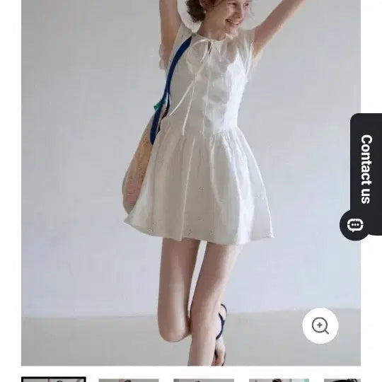 [BUNJANG] Eggka Eyelet Mini Dress / eggka eyelet mini dress s사이즈/ 교환도 가능