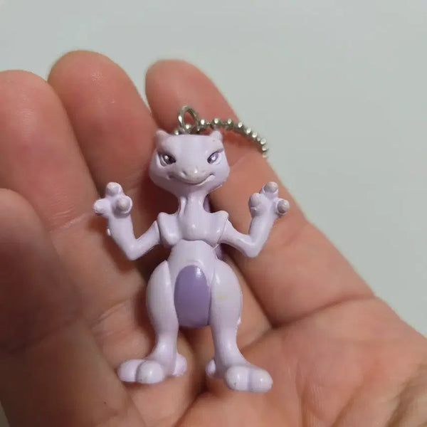 [BUNJANG] Vintage 90s Pokemon Mewtwo Keychain Figure / 빈티지 토이 캐릭터 인형 피규어 고전 90년대 포켓몬스터 뮤츠 키링
