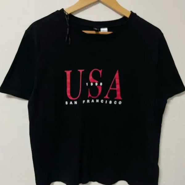 [BUNJANG] H&M USA Cotton T-Shirt / 66 H&M USA 반팔티 정품
