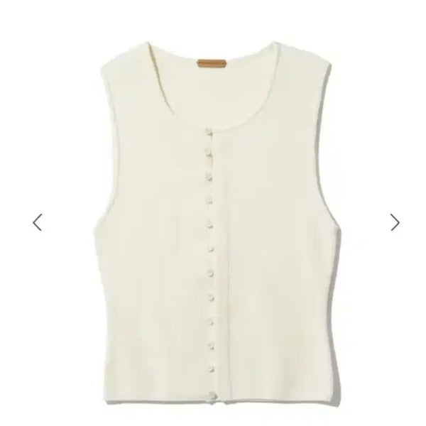 [BUNJANG] LE917 Button Down Sleeveless Knit Top / 르917 BUTTON DOWN SLEEVELESS KNIT TOP