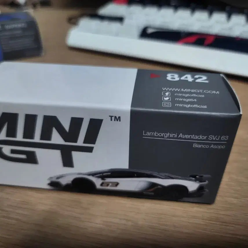 [BUNJANG] Minini GT Lamborghini Aventador SVJ 63 Model Car / 미니지티 람보르기니 아벤타도르 SVJ