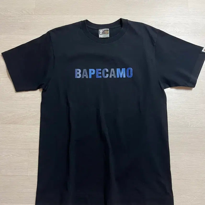 [BUNJANG] BAPE Blue Camo T-Shirt / [M]빈티지 베이프 블루 카모 반팔티 블랙