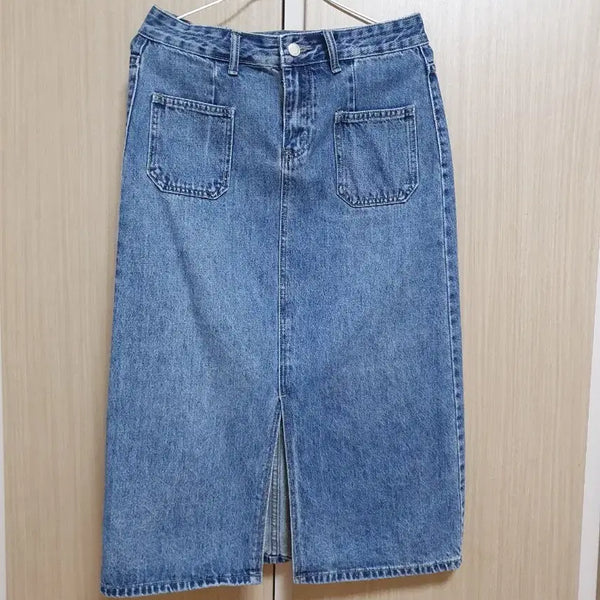 [BUNJANG] Blue & Judy Denim Long Skirt / 66 부루앤쥬디 데님롱스커트