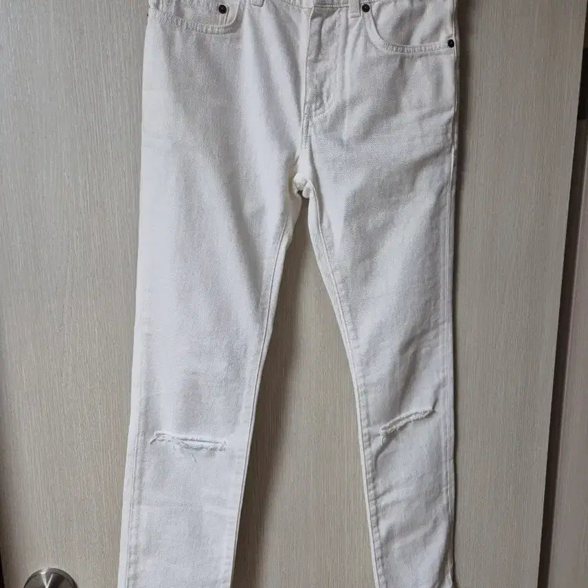 [BUNJANG] Saint Laurent White Skinny Jeans Size 27 / (정품) 생로랑 스키니 화이트진 청바지 27