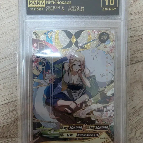 [BUNJANG] Naruto Card Tsunade #NR-CR-001 5th Hokage GEM MINT 10 / 나루토 카드 츠나데 #NR-CR-001 5대 호카게 GEM MINT 10