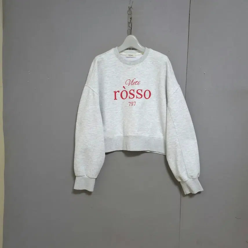 [BUNJANG] Bletty Semi-Crop Sweatshirt FF / 블레티 세미크롭 맨투맨 FF   n6017