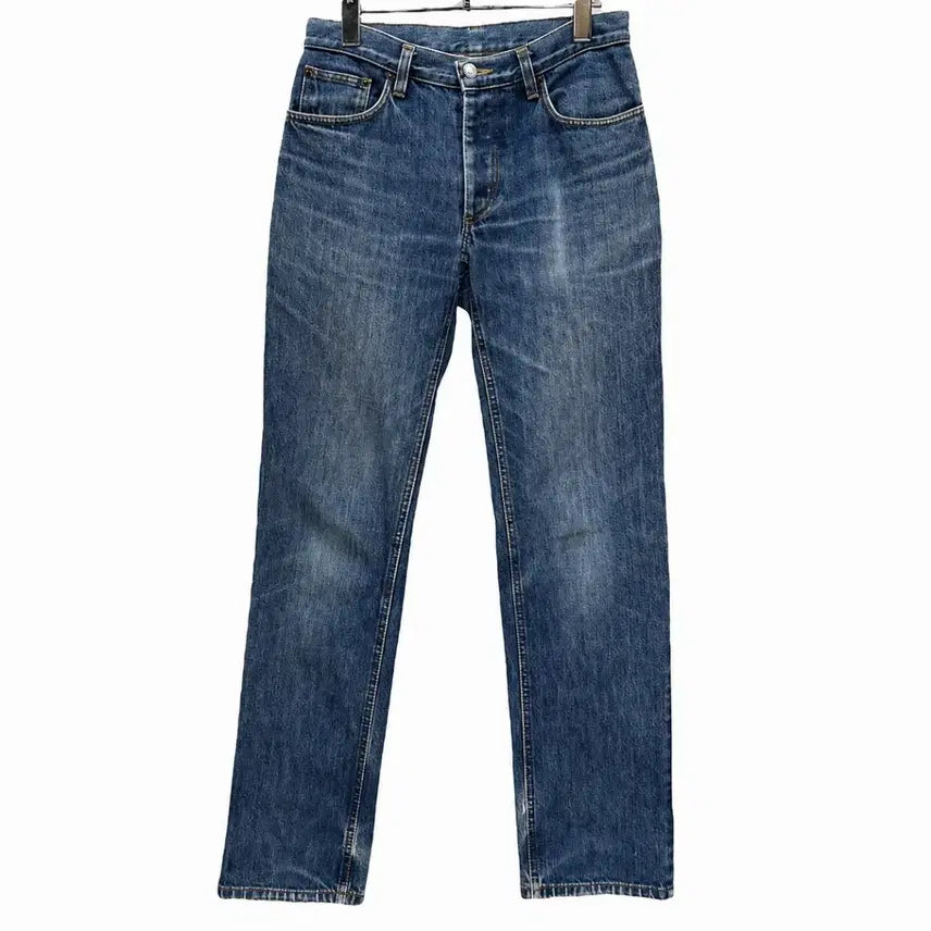 [BUNJANG] Helmut Lang 1997 In-House Era Washed Denim Straight Fit Pants / 헬무트랭 1997 본인기 워시드 데님 팬츠