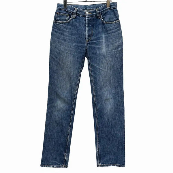 [BUNJANG] Helmut Lang 1997 In-House Era Washed Denim Straight Fit Pants / 헬무트랭 1997 본인기 워시드 데님 팬츠