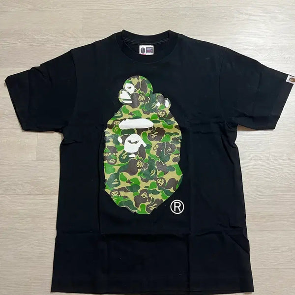 [BUNJANG] BAPE ABC Camo Milo On Big Ape Short Sleeve T-Shirt / [M]베이프 ABC 카모 마일로 온 빅 에이프 반팔 티셔츠