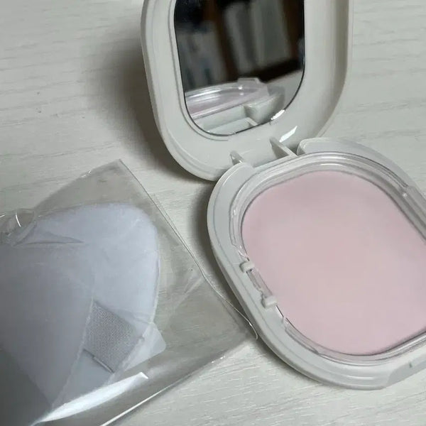 [BUNJANG] Ocean Big Newness Bear Powder Pact Nude Pink (Includes 2 Puffs) / 새상품 오션 입큰 뉴니스 베어 파우더 팩트 누핑크(퍼프 2개 포함)