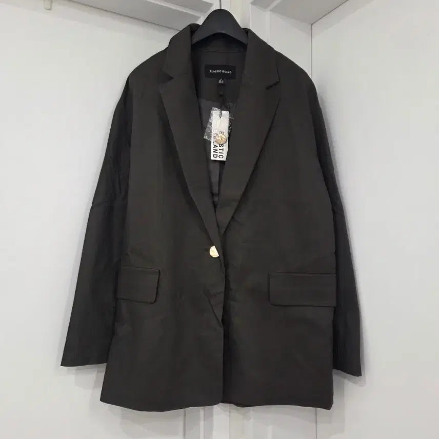 [BUNJANG] Plastic Island Khaki Jacket / 새상품 플라스틱아일랜드 카키자켓