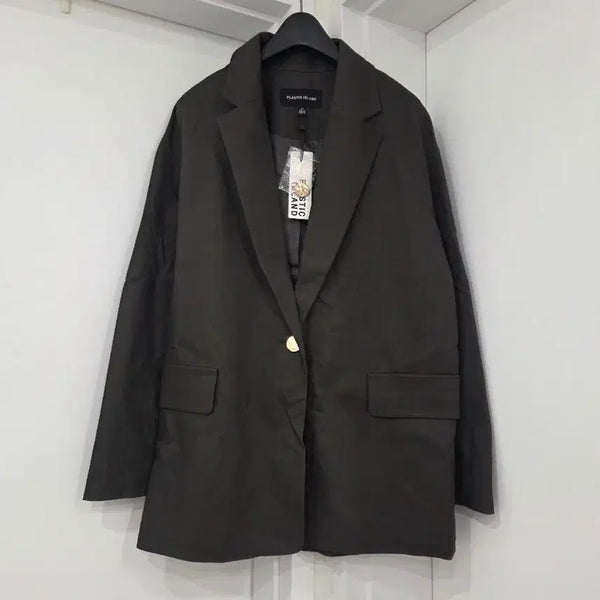 [BUNJANG] Plastic Island Khaki Jacket / 새상품 플라스틱아일랜드 카키자켓