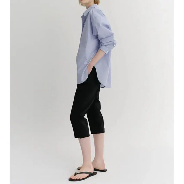 [BUNJANG] EAAH Capri Pants Black / 이아 EAAH 카프리팬츠