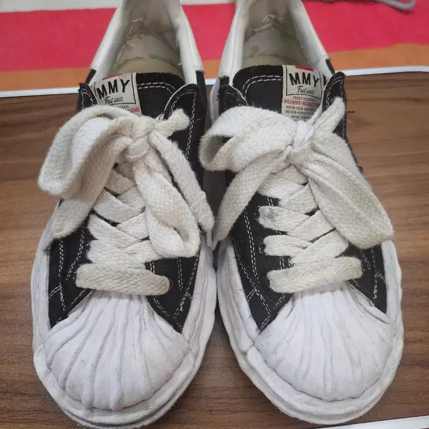 [BUNJANG] Mihara Yasuhiro Blakey Black Sneakers (Size 40) / 미하라 야스히로 블레이키 블랙 40 크림구매