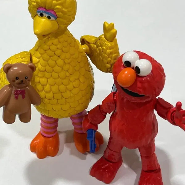 [BUNJANG] Sesame Street Elmo & Big Bird Figure Set / 세서미 스트리트 엘모 & 빅버드 피규어