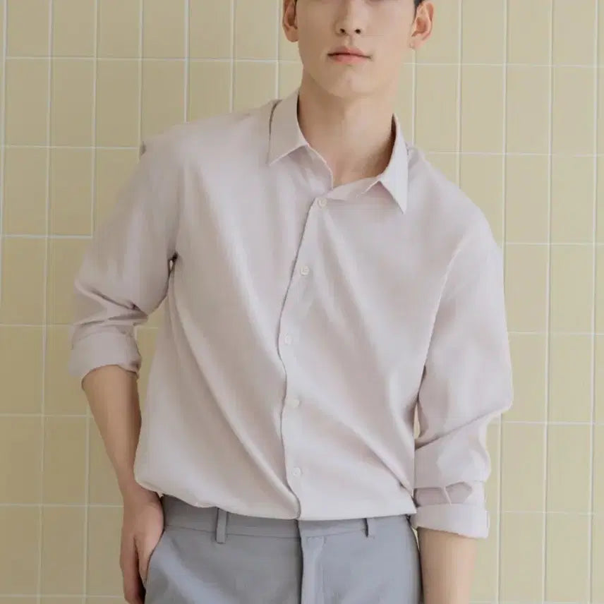 [BUNJANG] Project M Silky Shirt Lavender Size 110 / 프로젝트엠 찰랑셔츠 110 연보라