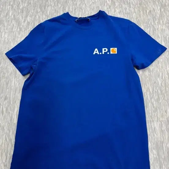 [BUNJANG] A.P.C. x Carhartt Collaboration Logo T-Shirt / A.P.C. 아페쎄 칼하트 반팔