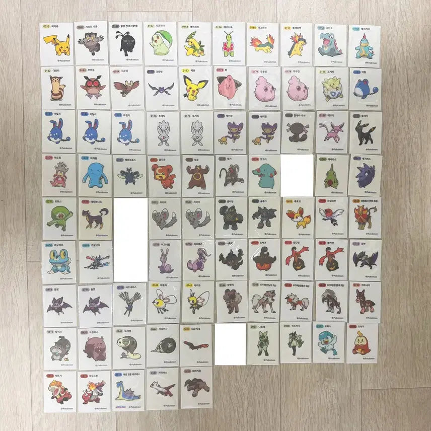 [BUNJANG] Pokemon Sticker Collection / (판매)포켓몬 띠부씰