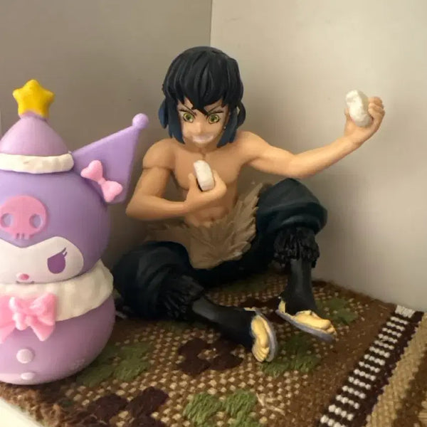 [BUNJANG] Demon Slayer Inosuke Hashibira Rice Ball Figure / 귀멸의 칼날 주먹밥이노스케 피규어