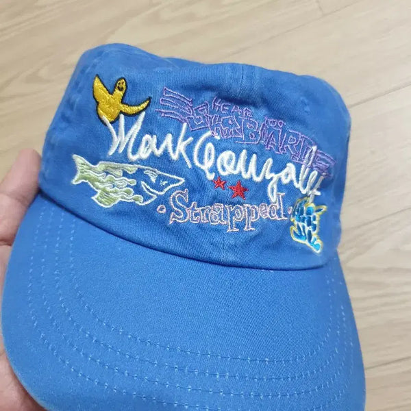 [BUNJANG] Mark Gonzales Blue Cap / 마크 곤잘레스 모자 블루