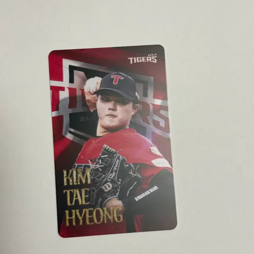 [BUNJANG] BTS V Kia Tigers Third Photocard / 김태형 기아 타이거즈 써드 포카 포토카드