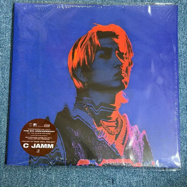 [BUNJANG] C JAMM "Kkume" 5th Anniversary Limited Edition Red Orange Marble Vinyl / 씨잼 킁 LP 한정반