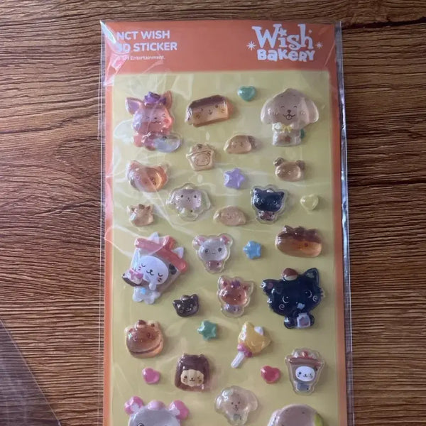 [BUNJANG] NCT WISH Bakery Sticker Set / 엔시티 위시 베이커리 스티커