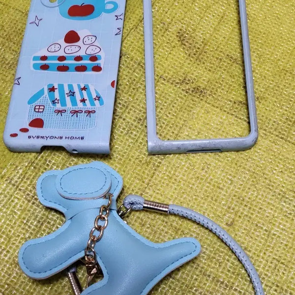 [BUNJANG] Galaxy Z Fold 3 Cute Dog Keychain Phone Case / 폴드3귀여운 강아지 키링 휴대폰 케이스