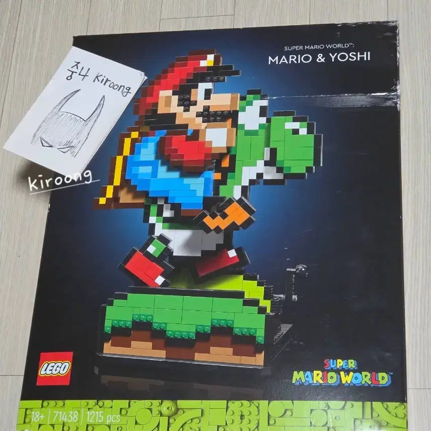 [BUNJANG] Lego Super Mario World Mario and Yoshi / 레고 슈퍼 마리오 월드 마리오와 요시 (미개봉)