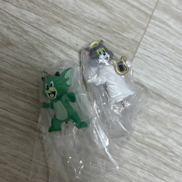[BUNJANG] Tom and Jerry Angel Devil Dangling Gacha Set / 톰과 제리 천사악마 대롱가챠 일괄