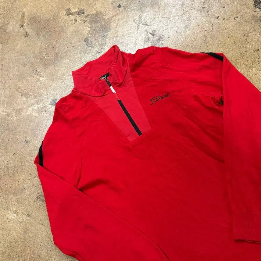 [BUNJANG] Titleist Golf Apparel Sweatshirt Half Zip XL / [정품/XL] 타이틀리스트 골프웨어 맨투맨 하프 집업