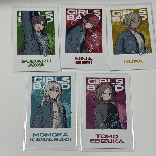 [BUNJANG] Girl's Band Cry Megabox Collaboration Cafe Photocard Set / 걸즈밴드크라이 메가박스 콜라보카페 포토카드 세트
