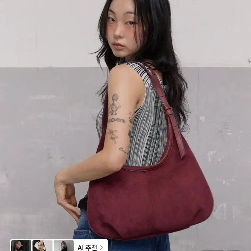 [BUNJANG] Have a Whale Maro Suede Bag / 해브어웨일 maro suede bag (BD)