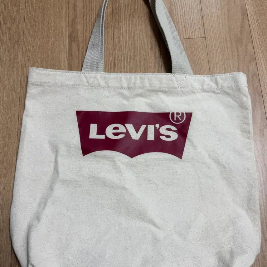 [BUNJANG] Levi's Logo Canvas Tote Bag / 리바이스 로고 토트백 에코백