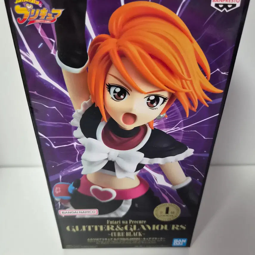 [BUNJANG] PreCure Cure Black Glitter Glamorous Figure (Sealed) / 미개봉)프리큐어) 큐어블랙 글리터 글래머러스 피규어