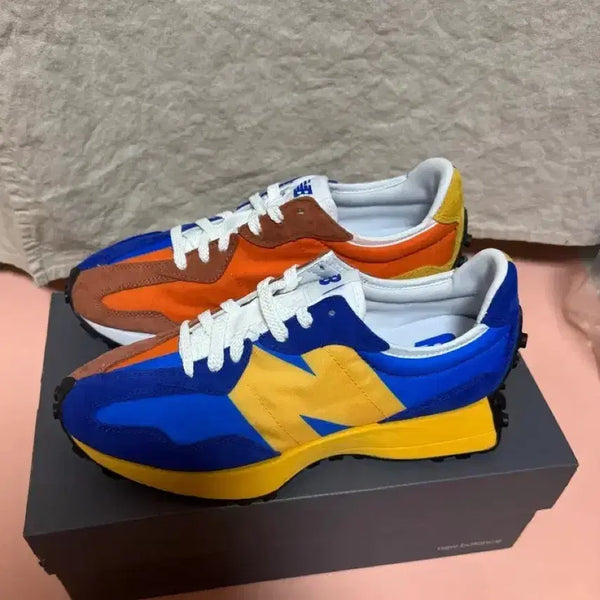 [BUNJANG] New Balance 327 Sealed Blue Orange 260 / 새상품) 뉴발란스 327 미개봉 260 블루오렌지