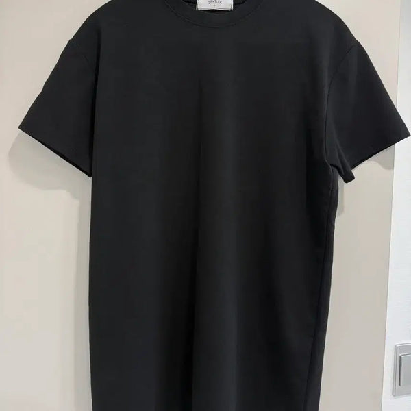 [BUNJANG] Muscle Fit T-Shirt Short Sleeve L (Black) / [실착1회] 머슬핏티셔츠 머슬핏반팔 헬스반팔티셔츠 헬창티